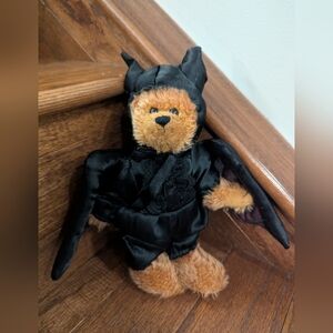 * Ty Attic Treasures “Vlad” the Teddy Bear in Bat Costume